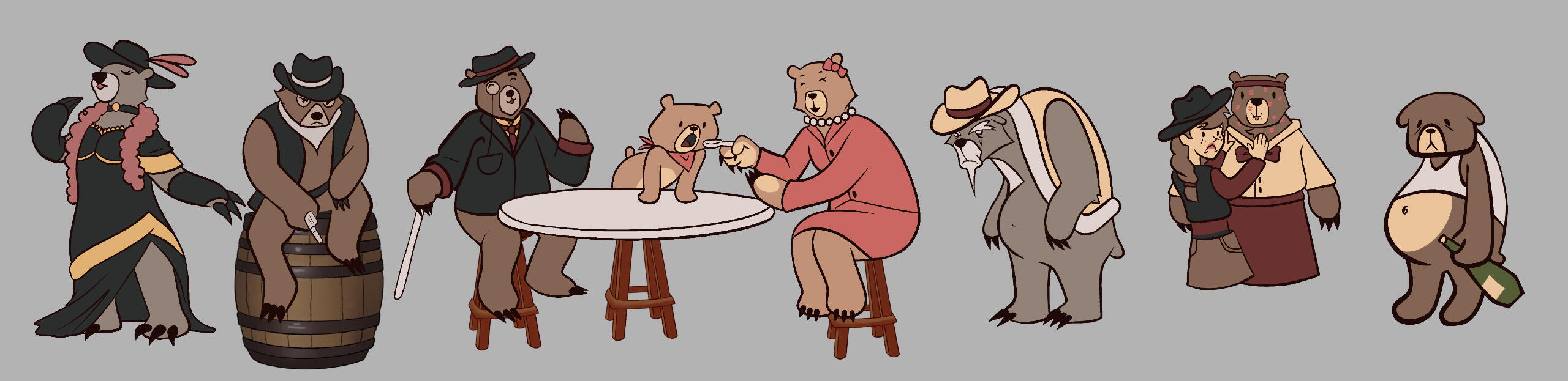 'Paws' Background Character Sheet (Digital)