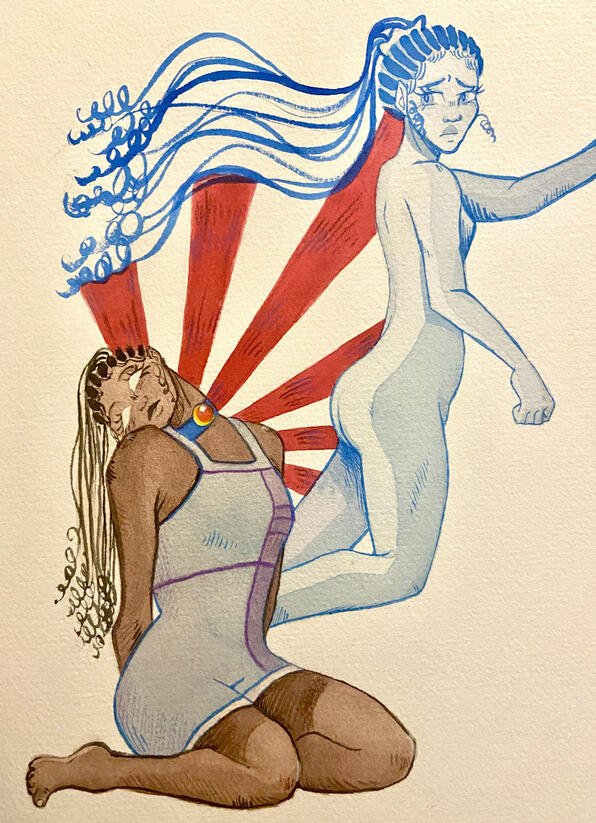 Beyond Time (Watercolor)